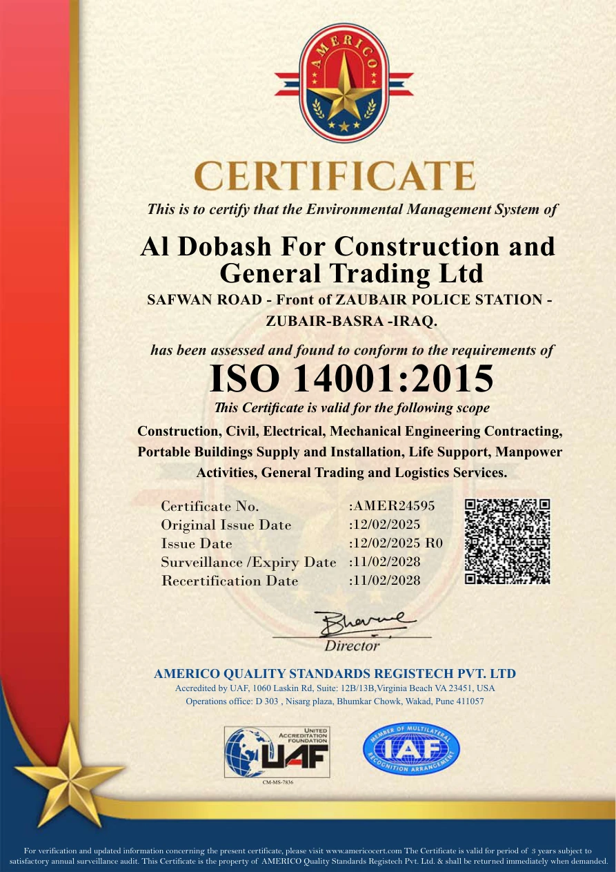 ISO 14001:2015 — AMER24595